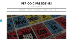 Desktop Screenshot of periodicpresidents.com