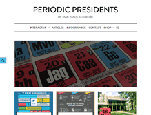 Tablet Screenshot of periodicpresidents.com
